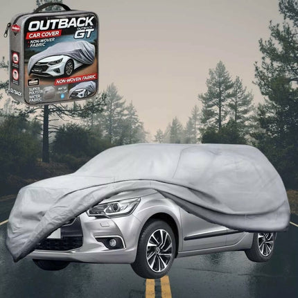 Silvershield Outdoor Car Cover for Citroen DS 4 2010 - 2015 L - Grey