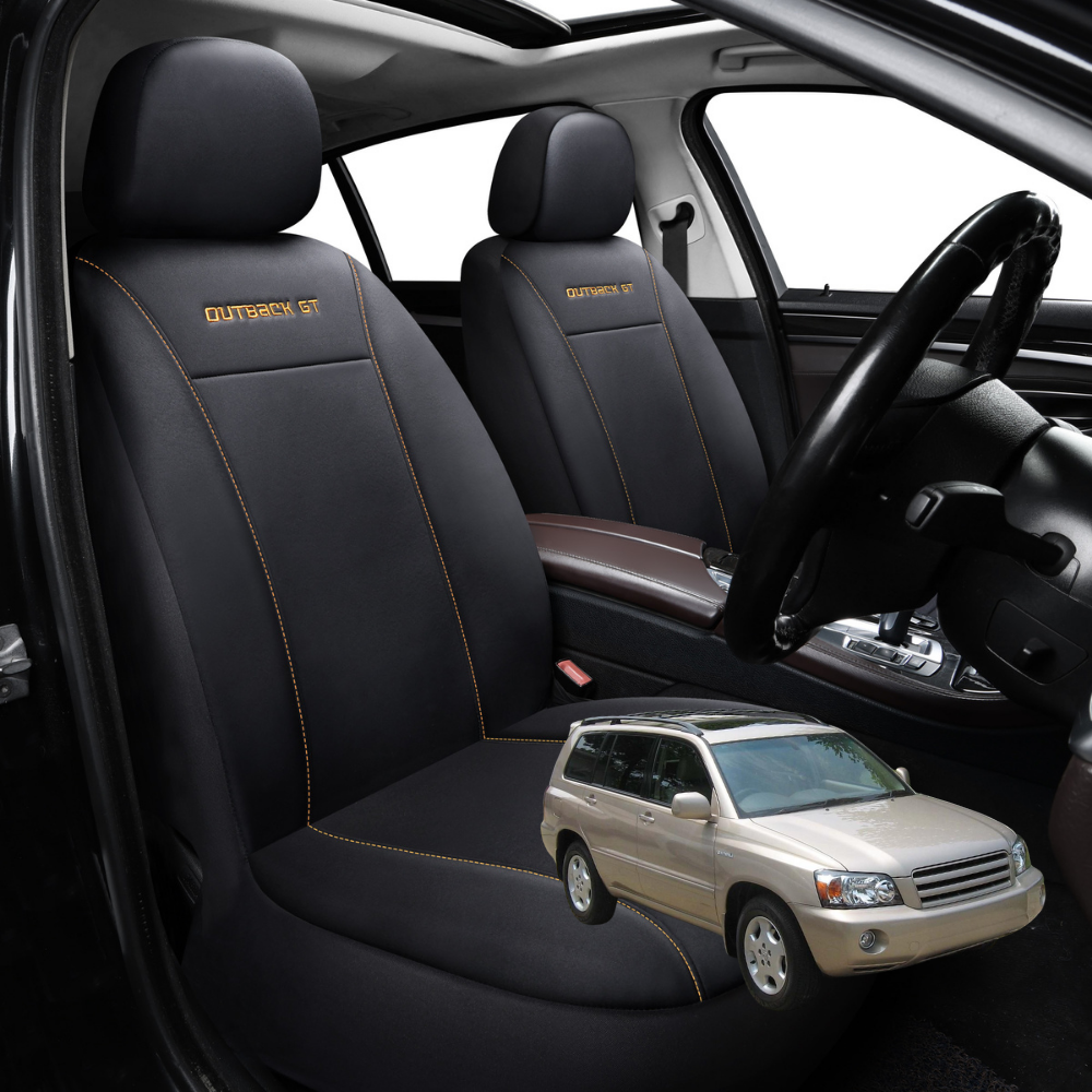 Car Front Seat Cover for Toyota Kluger 2001 - 2007 (XU20) - Black