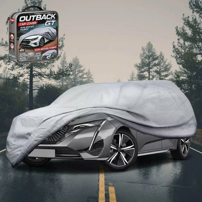 Silvershield Outdoor Car Cover for Peugeot 308 2021 - Current Hatch (P5) L - Grey