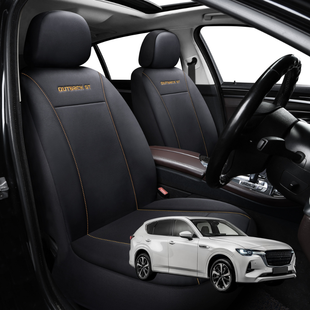 Car Front Seat Cover for Mazda CX-60 2022 - Current (KH) - Black - 27 x 26 x 10 cm