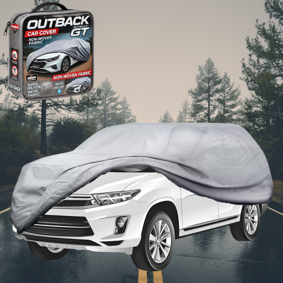 Silvershield Outdoor Car Cover for Toyota Kluger 2007 - 2013 (XU40) XL - Grey
