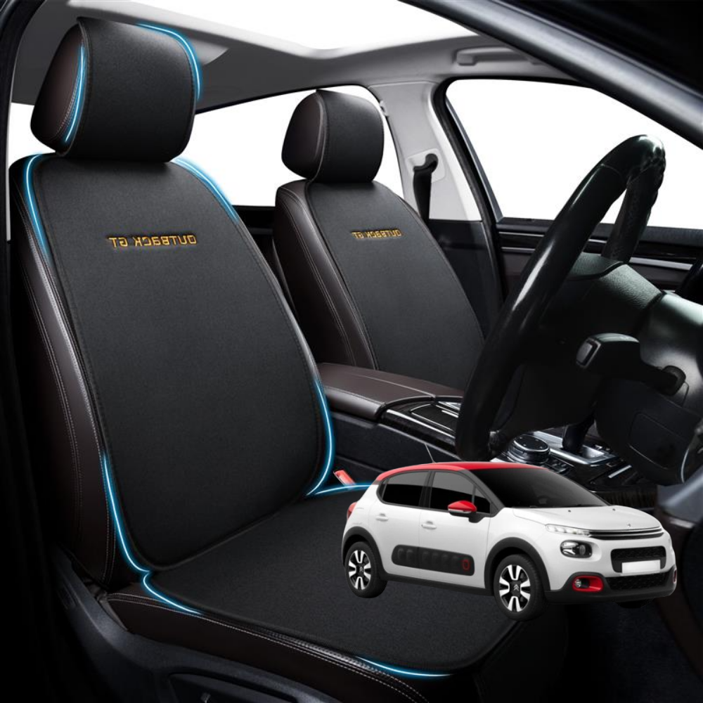 Car Front Seat Cushion Pad for Citroen C3 2016 - Current (SX SY) - Pressure Relief - 27 x 26 x 10 cm