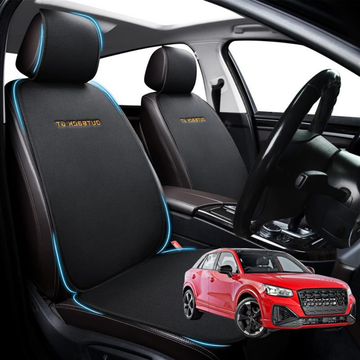 Car Front Sideless Seat Cushion for Audi Q2 SQ2 2016 - Current GA - Pressure Relief - 27 x 26 x 10 cm