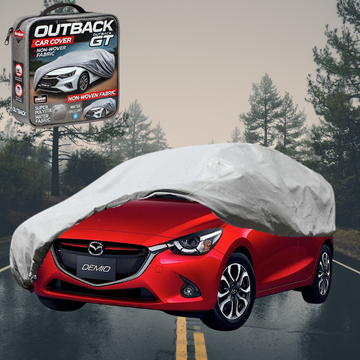 Silvershield Outdoor Car Cover for Mazda 2 2014 - Current DL, DJ - L - Grey