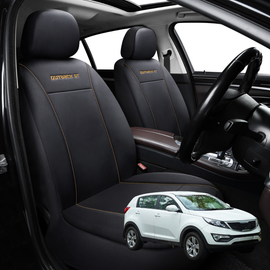 Car Front Seat Cover for Kia Sportage 2010 - 2015 - Black - 27 x 26 x 10 cm