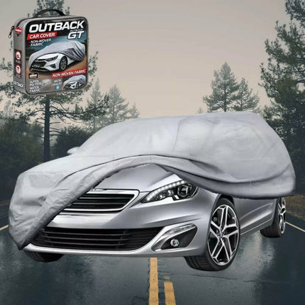 Silvershield Outdoor Car Cover for Peugeot 308 2014 - 2021 Wagon (T9) L - Grey