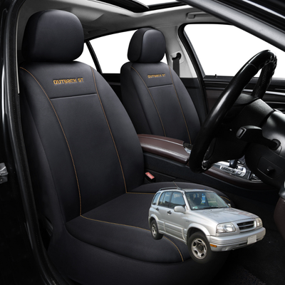 Car Front Seat Cover for Suzuki Vitara 1998 - 2005 (FT/GT) - Black - 27 x 26 x 10 cm