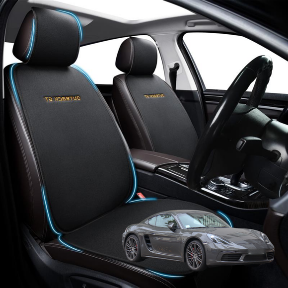 Car Front Seat Cushion Pad for Porsche 718 2016 - Current Boxster Cayman(982) - Pressure Relief - 27 x 26 x 10 cm