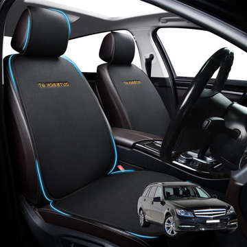 Car Front Sideless Seat Cushion for Mercedes-Benz C-class 2007 - 2014 Wagon (W204) - Pressure Relief - 27 x 26 x 10 cm