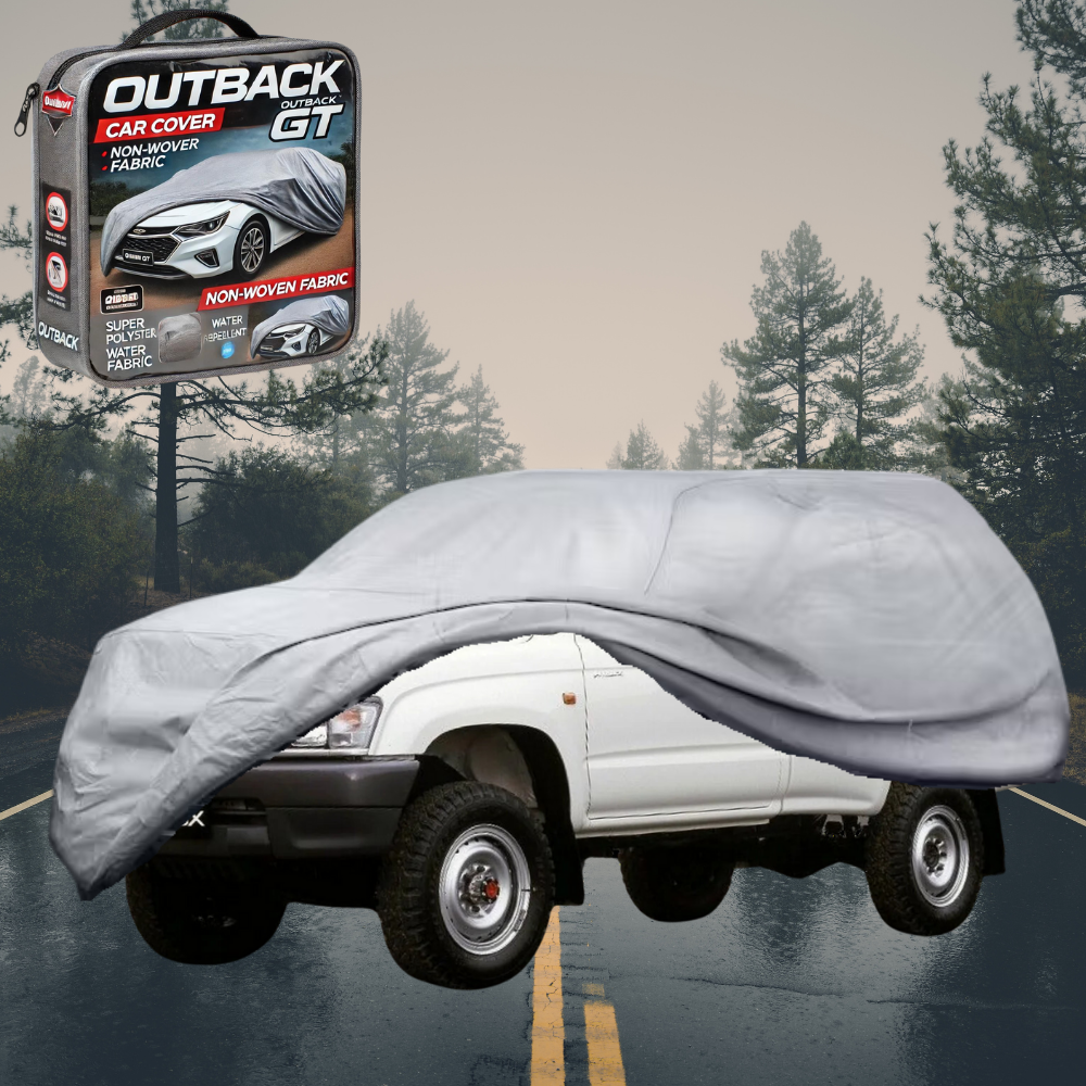 Silvershield Outdoor Car Cover for Toyota Hilux Single Cab 1997 - 2005 XL - Grey
