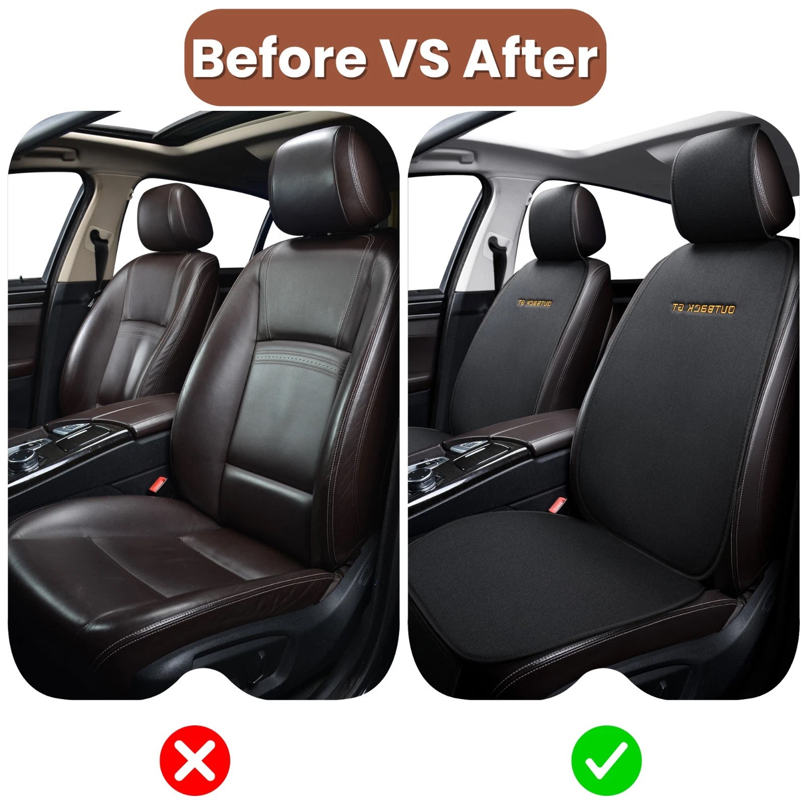 Car Front Seat Cushion Pad for Citroen C5 2007 - 2017 (RD/TD) - Pressure Relief