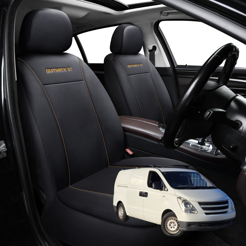 Car Front Seat Cover for Hyundai iLoad 2007 - Current TQ - Black