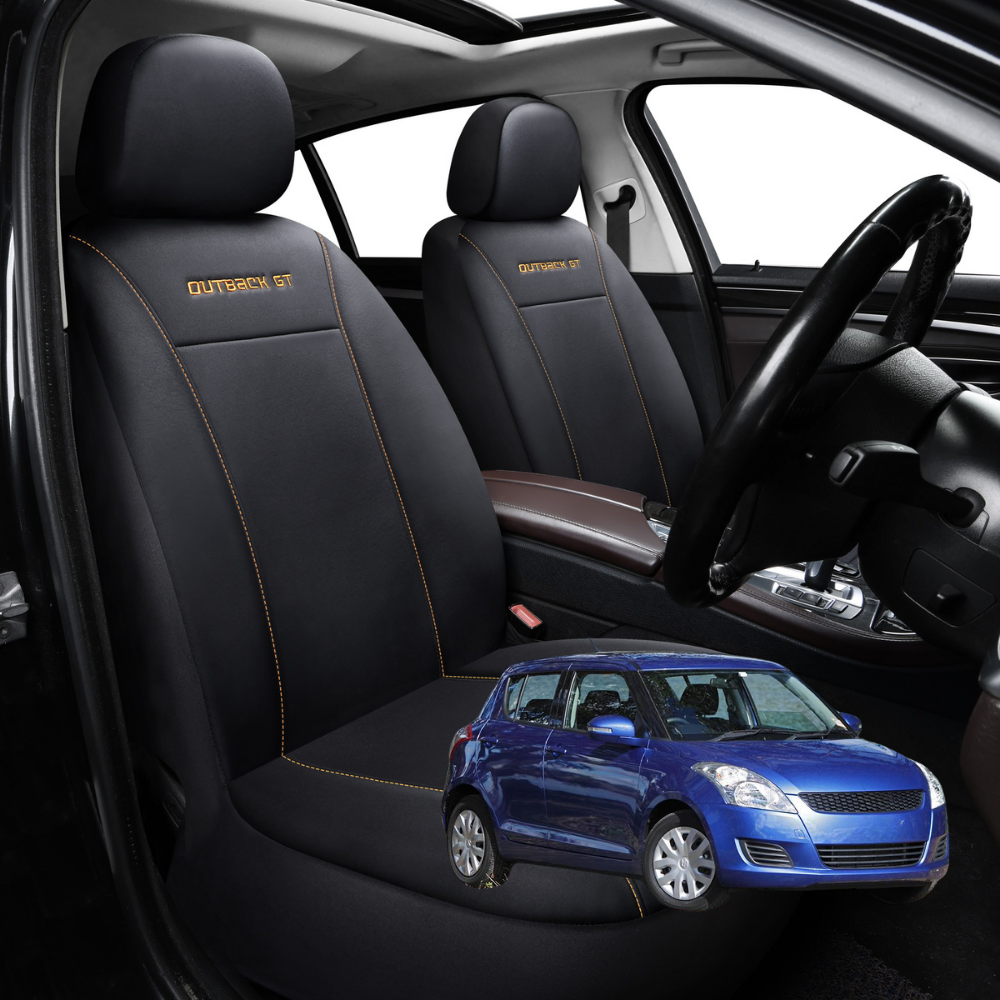 Car Front Seat Cover for Suzuki Swift 2011 - 2017 (FZ) - Black - 27 x 26 x 10 cm