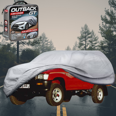 Silvershield Outdoor Car Cover for Toyota Hilux Double Cab 1988 - 1997 (N80, N90, N100, N110) XL - Grey