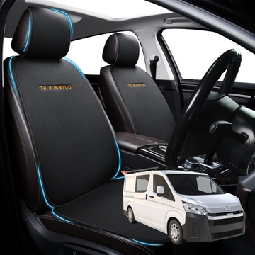 Car Front Sideless Seat Cushion for Toyota Hiace Van 2019 - Current (LWB) - Pressure Relief - 27 x 26 x 10 cm