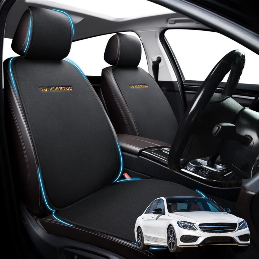 Car Front Seat Cushion Pad for Mercedes-Benz C-class 2014 - 2021 Sedan (W205) - Pressure Relief - 27 x 26 x 10 cm
