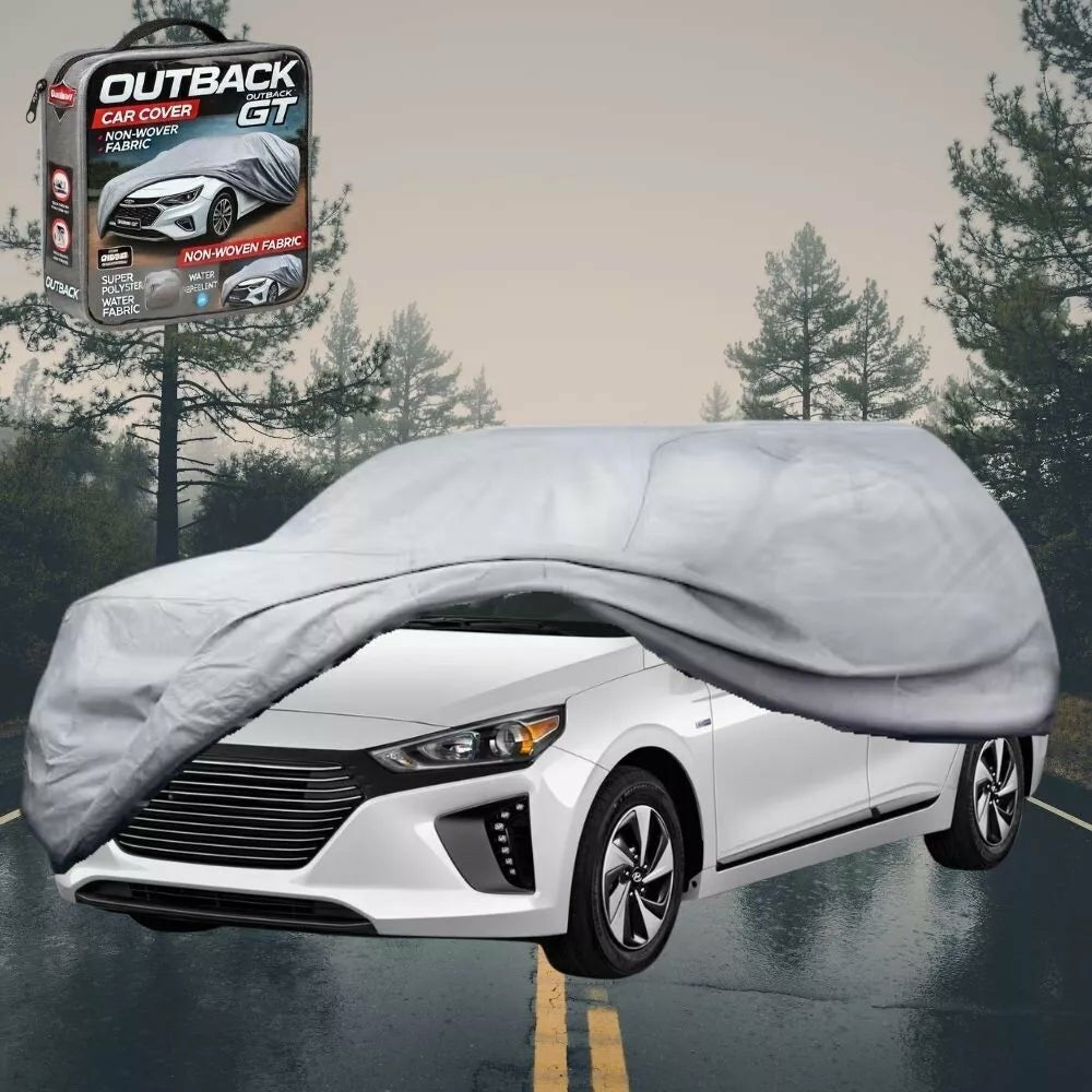Silver Shield Outdoor Car Cover for Hyundai IONIQ 2017 - Current (AE) L - Grey