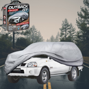 Silvershield Outdoor Car Cover for Nissan Navara King Cab 2005 - 2014 (D40) XL - Grey-1