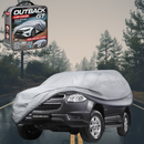 Silvershield Outdoor Car Cover for Holden Colorado 7 2015 - 2020 RG - XL - Grey-1