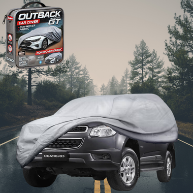 Silvershield Outdoor Car Cover for Holden Colorado 7 2015 - 2020 RG - XL - Grey