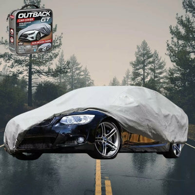 Silvershield Outdoor Car Cover for BMW 3 Series 2005 - 2013 Coupe/Convertible (E92 E93) L - Grey