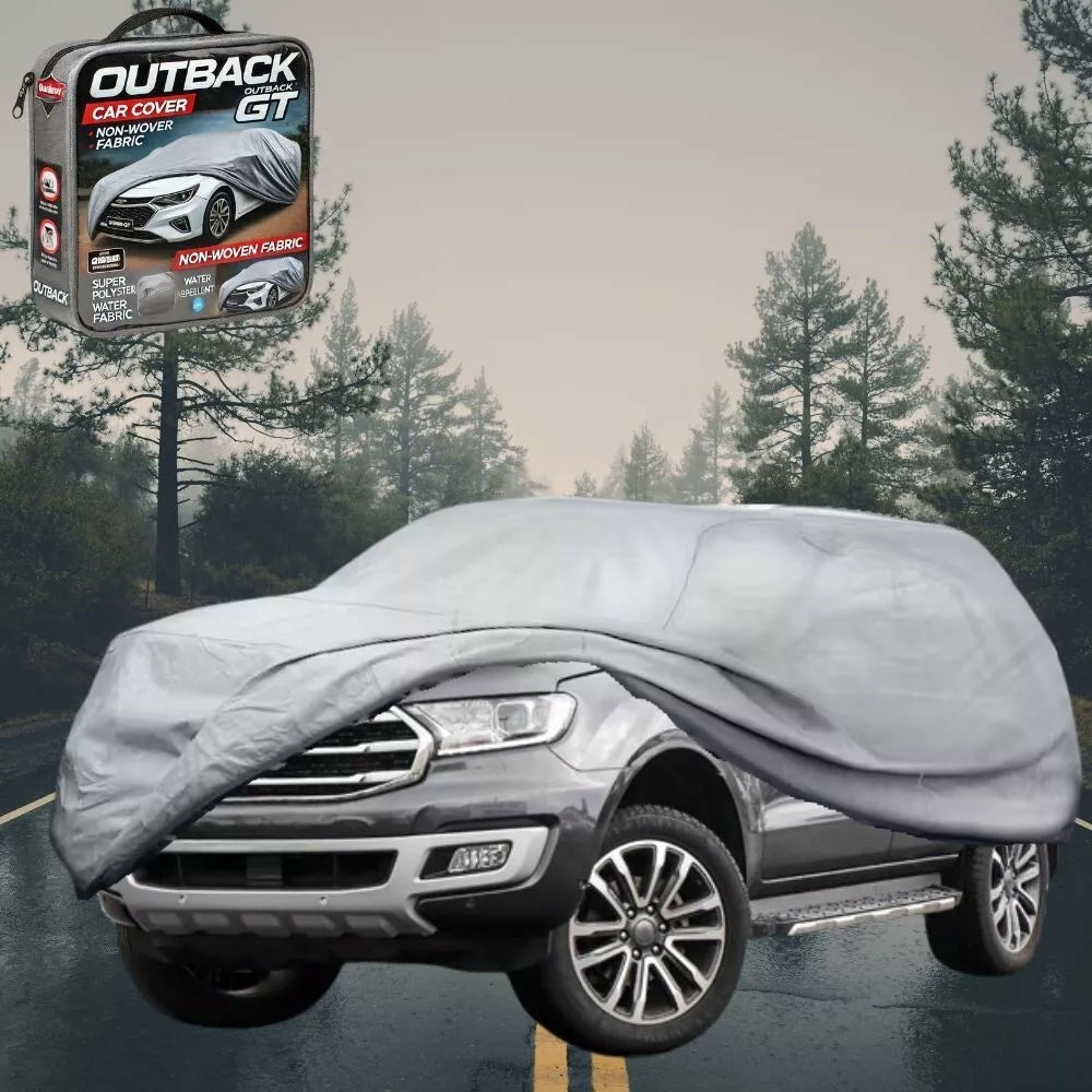 Silver Shield Outdoor Car Cover for Ford Everest 2015 - 2021 UA XL - Grey