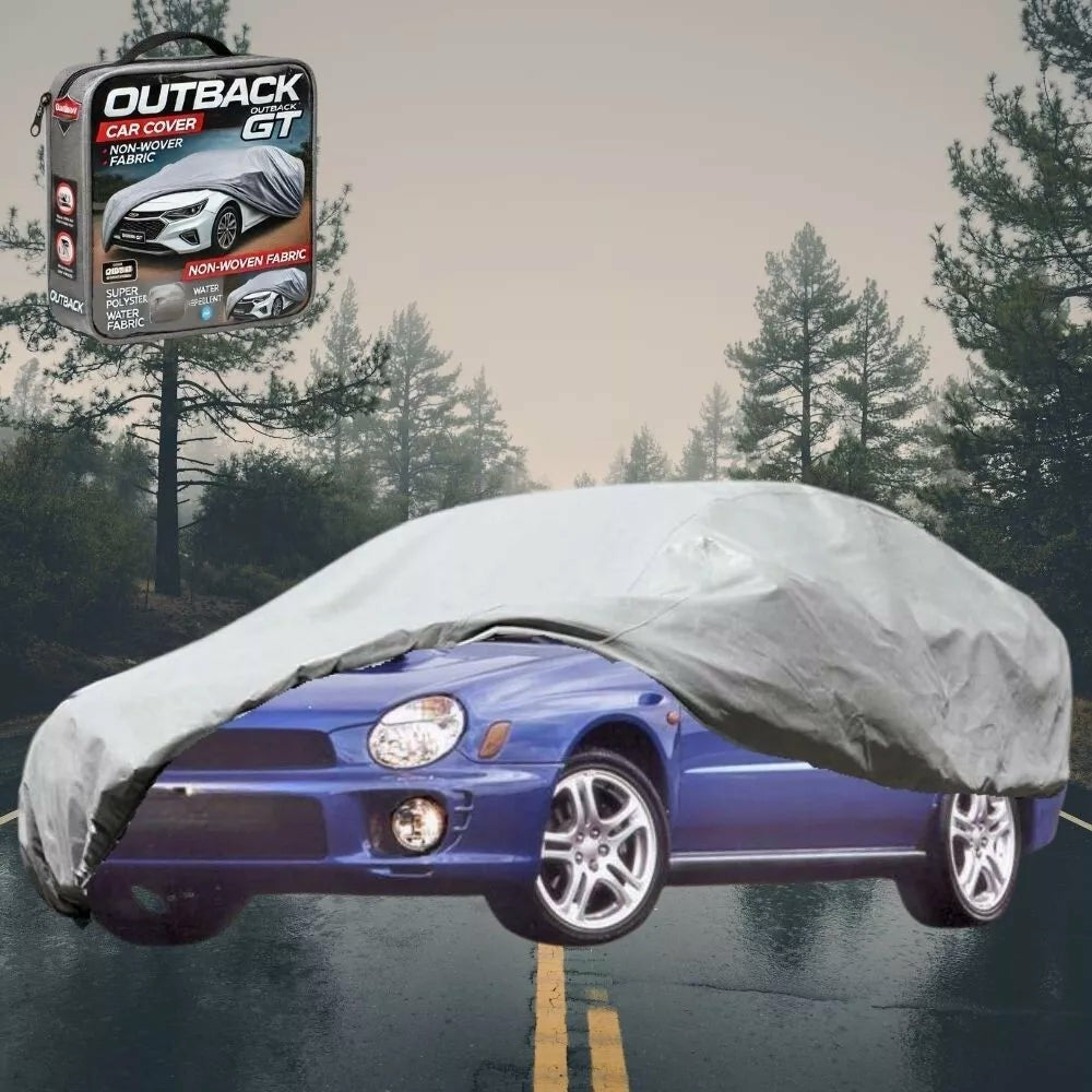 Silvershield Outdoor Car Cover for Subaru Impreza 2000 - 2007 GD, GG, GG Facelift L - Grey