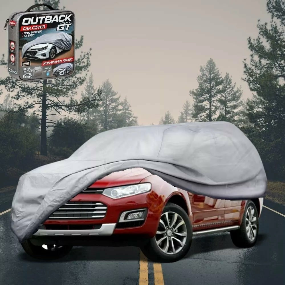 Silver Shield Outdoor Car Cover for Ford Territory 2011 - 2016 SZ LC - Grey