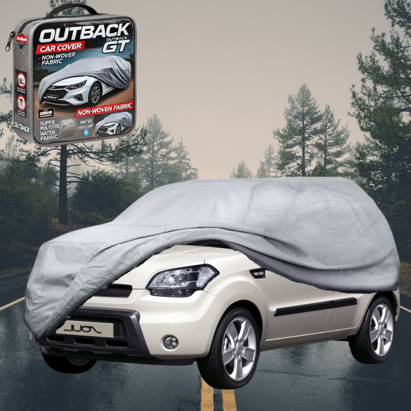 Silvershield Outdoor Car Cover for Kia Soul 2008 - 2013 AM L - Grey