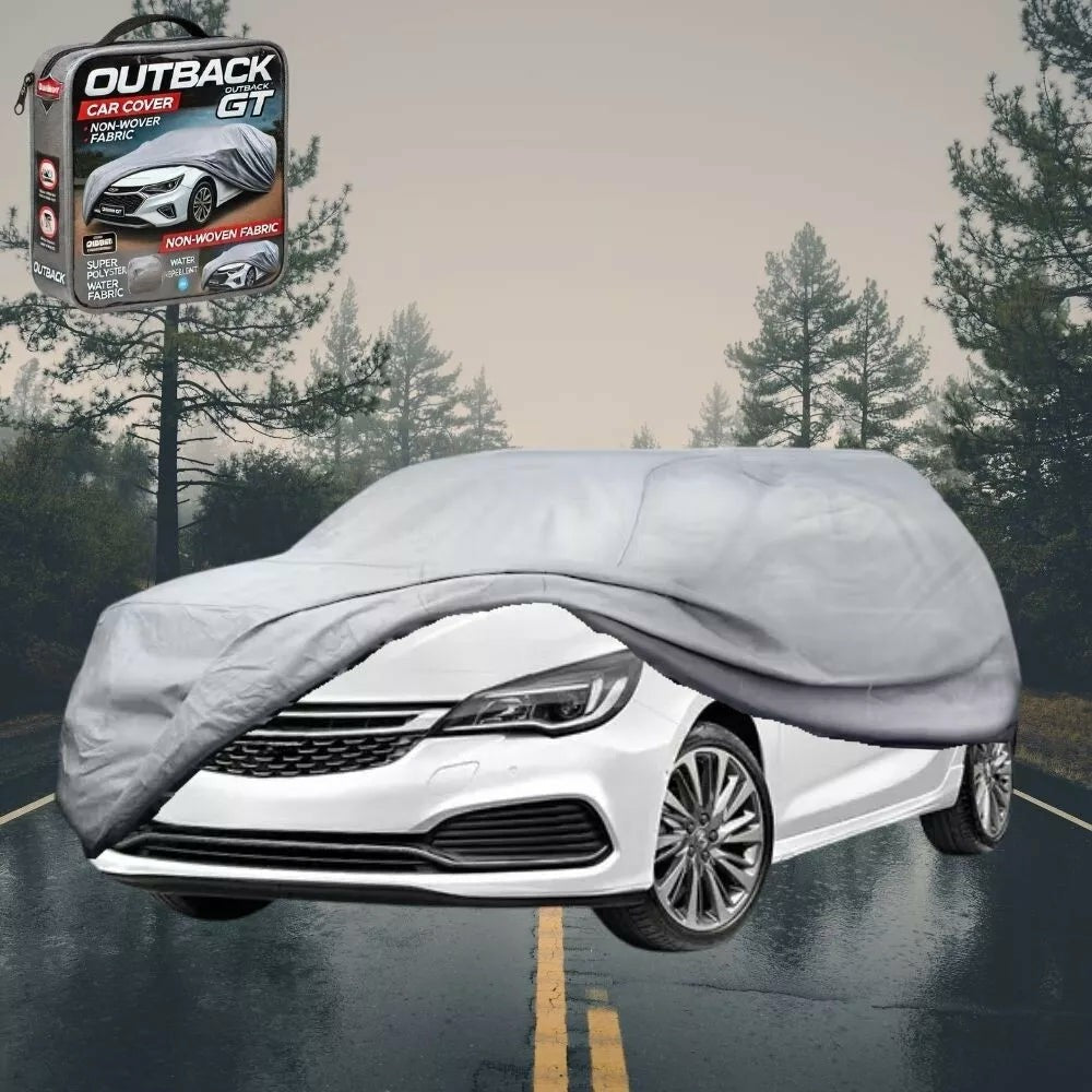 Silvershield Outdoor Car Cover for Holden Astra 2016 - 2020 (BL BK) L - Grey