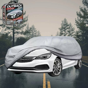 Silvershield Outdoor Car Cover for Holden Astra 2016 - 2020 (BL BK) - L - Grey