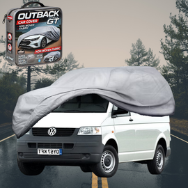 Silvershield Outdoor Car Cover for VolksWagen Multivan 2003 - 2015 (T5) XXLC - Grey