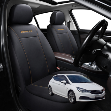 Car Front Seat Cover for Holden Astra 2016 - 2020 (BL BK) - Black - 27 x 26 x 10 cm