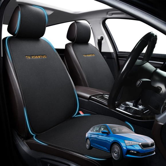 Car Front Seat Cushion Pad for Skoda Scala 2021 - Current - Pressure Relief - 27 x 26 x 10 cm