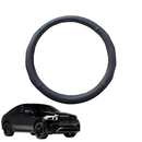 Steering Wheel Cover for Mercedes-Benz GLE-Class 2020 - Current SUV (W167/V167) - Black Microfiber Leather - Circle 38 cm-1