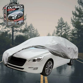 Silvershield Outdoor Car Cover for Peugeot 508 2010 - 2018 (W23) L - Grey