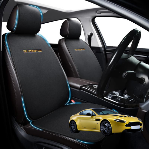 Car Front Sideless Seat Cushion for Aston Martin Vantage 2013 - 2018 (V12) - Pressure Relief - 27 x 26 x 10 cm