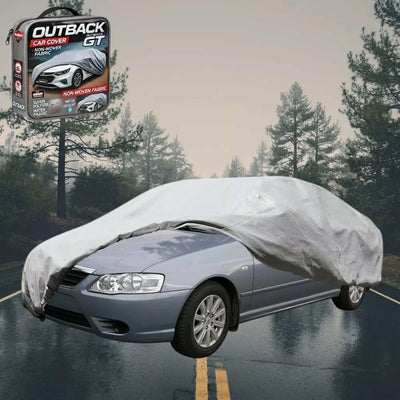 Silvershield Outdoor Car Cover for Ford Fairmont 2002 - 2008 L - Grey