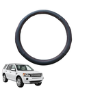 Steering Wheel Cover for Land Rover Freelander 2014 - Current L359 - Black Microfiber Leather - Circle 38 cm-1