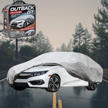 Silvershield Outdoor Car Cover for Honda Civic 2012 - 2016 (Sedan, 9th Gen) - L - Grey