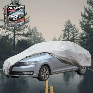Silvershield Outdoor Car Cover for Skoda Rapid 2012 - 2021 NH - L - Grey