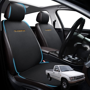 Car Front Sideless Seat Cushion for Toyota Hilux Single Cab 1988 - 1997 (N80, N90, N100, N110) - Pressure Relief - 27 x 26 x 10 cm