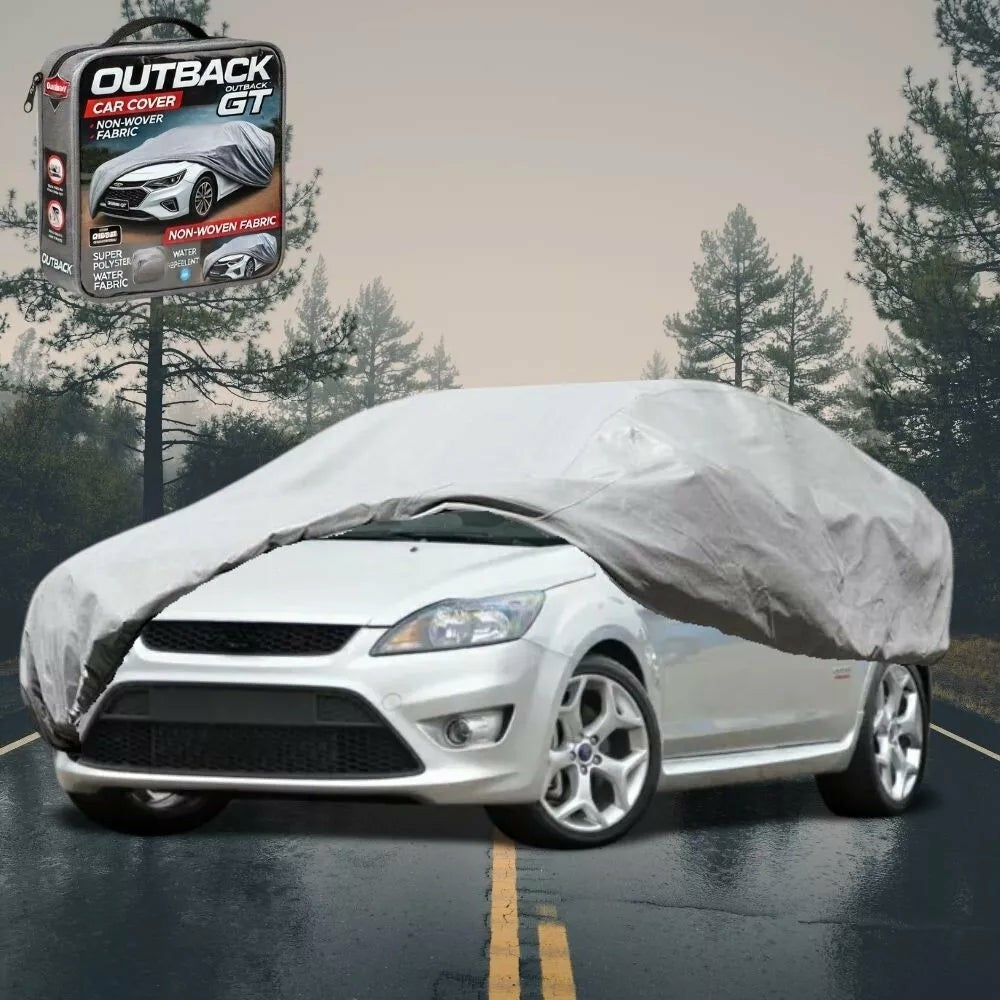 Silver Shield Outdoor Car Cover for Ford Focus 2005 - 2010 LS L - Grey