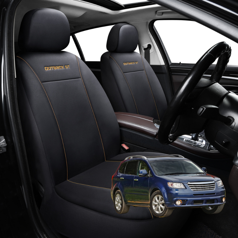 Car Front Seat Cover for Subaru Tribeca 2005 - 2014 (B9) - Black