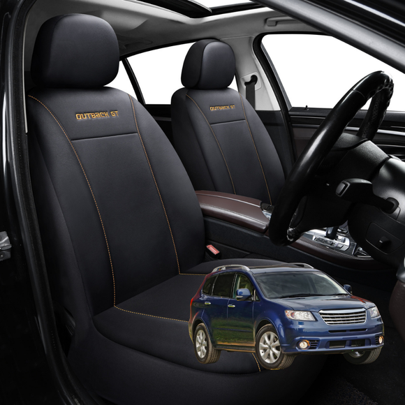 Car Front Seat Cover for Subaru Tribeca 2005 - 2014 (B9) - Black - 27 x 26 x 10 cm