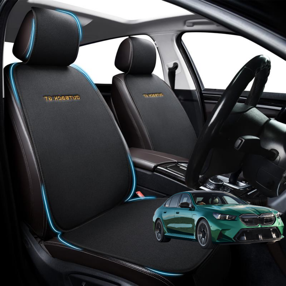 Car Front Seat Cushion Pad for BMW 5 Series 2023 - Current (G60 G61 G68) - Pressure Relief - 27 x 26 x 10 cm