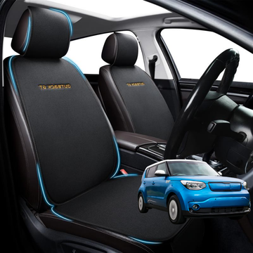 Car Front Sideless Seat Cushion for Kia Soul 2014 - 2019 - Pressure Relief - 27 x 26 x 10 cm