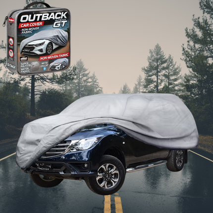 Silvershield Outdoor Car Cover for Mazda BT-50 Dual Cab 2011 - 2020 (UP UR) XL - Grey