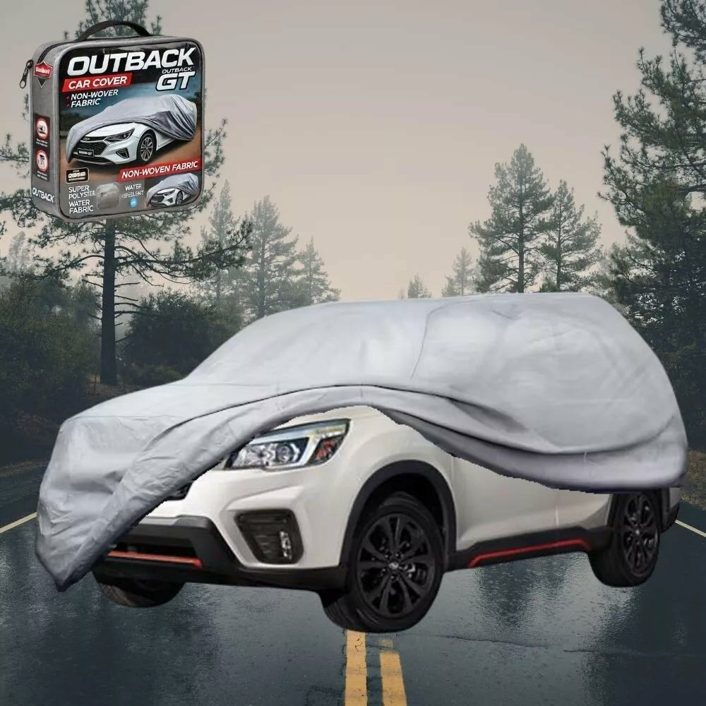 Silver Shield Outdoor Car Cover for Subaru Forester 2018 - Current (SK) LC - Grey