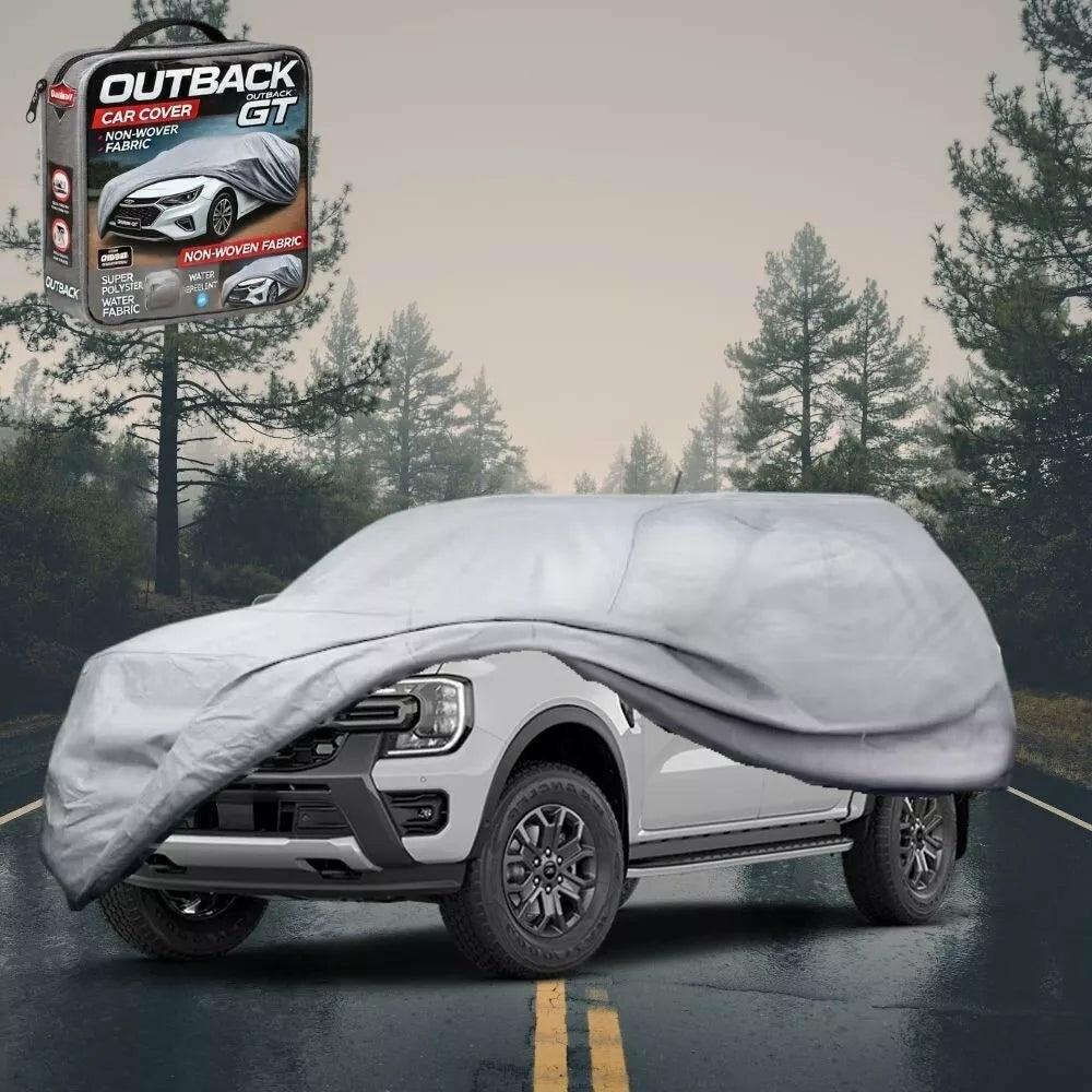 Silvershield Outdoor Car Cover for Ford Ranger 2012 - 2015 (PX Dual Cab Ute) XL - Grey